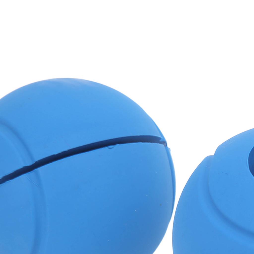 1 Pair of Barbell Dumbbell Curved Bar Grip Round Spherical Silicone Non Slip Thickened Grip for Massive Arm and Muscle Building