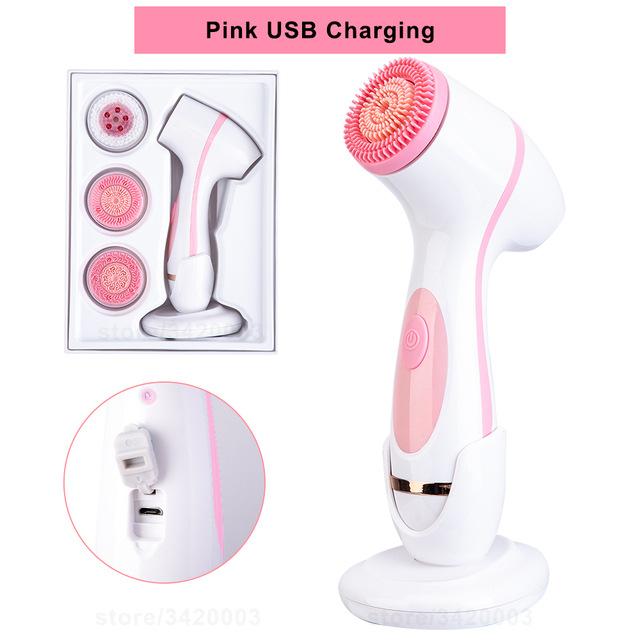 Cleansing Brush Sonic Nu Face Rotating Cleansing Brush Galvanica Facial Spa System Can Deeply Clean Remove Blackheads
