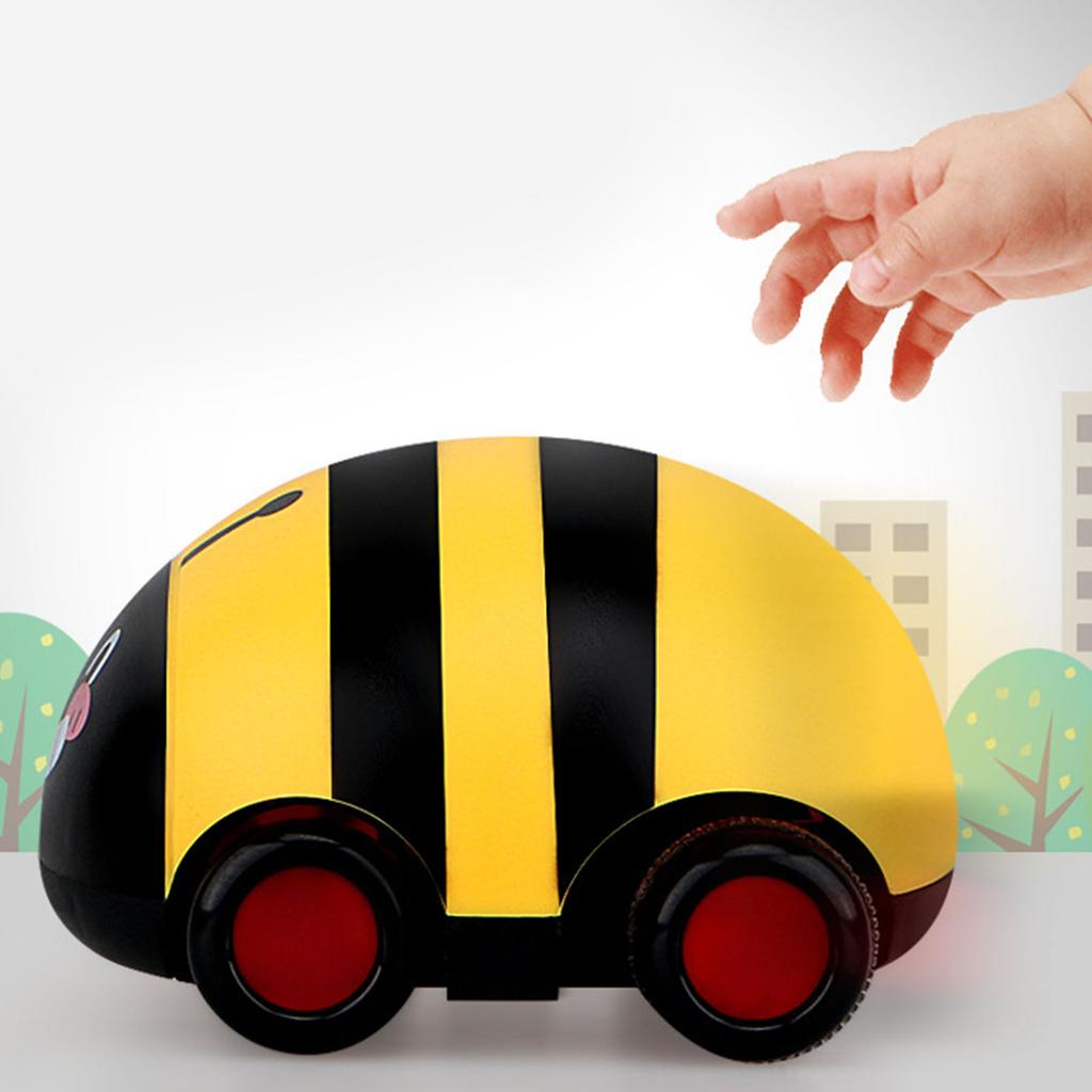 Kids Pull Back Vehicle Cute Look Resistant Plastic Miniature Pull Back Car Toy Model for Boys Girls