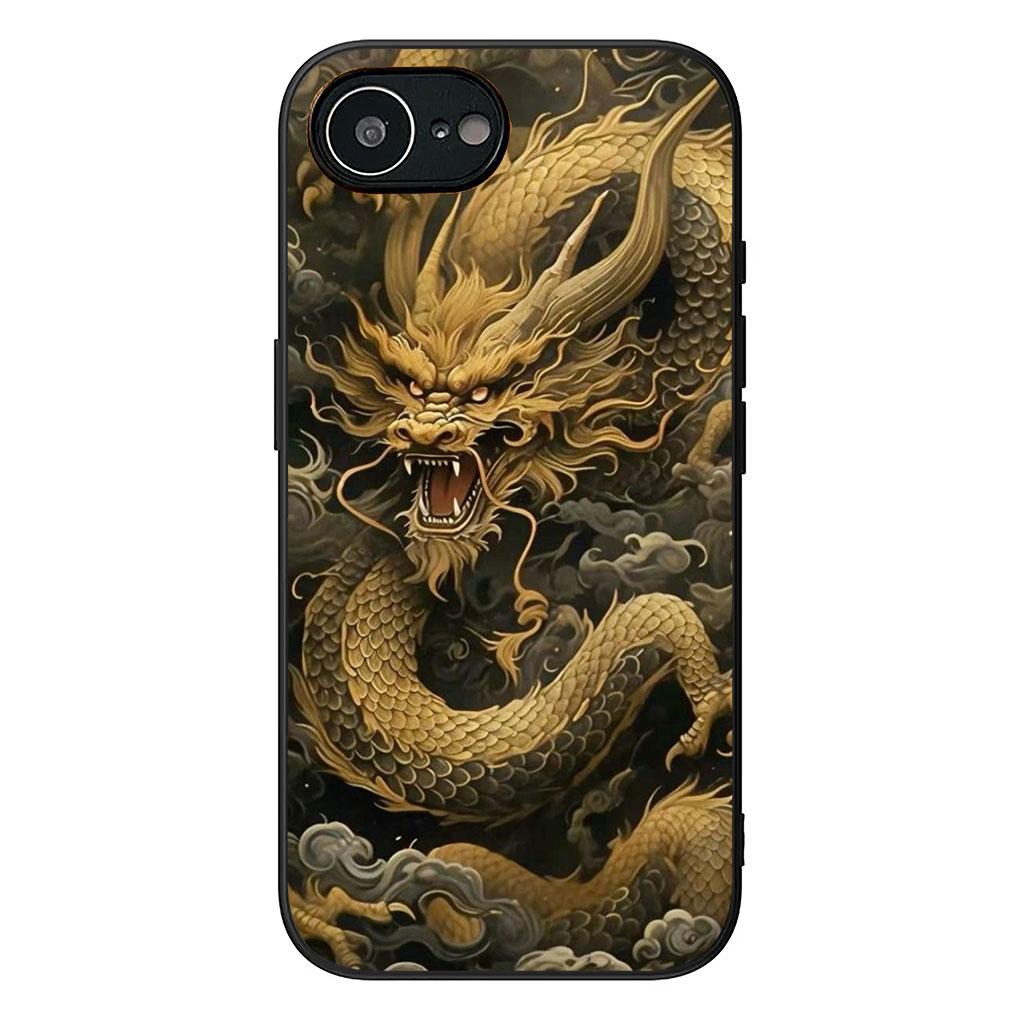 Cover for Samsung Galaxy S22 S21 S20 FE Ultra Plus A35 A36 A55 A37 A33 A34 A57 Coque Phone Case Fashion Ferocious Dragon Chinese