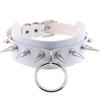 Black Spike Choker Goth  Punk Harajuku  Collar Belt Necklace Pu Leather Chocker  Cosplay Club Party  Festival Jewelry