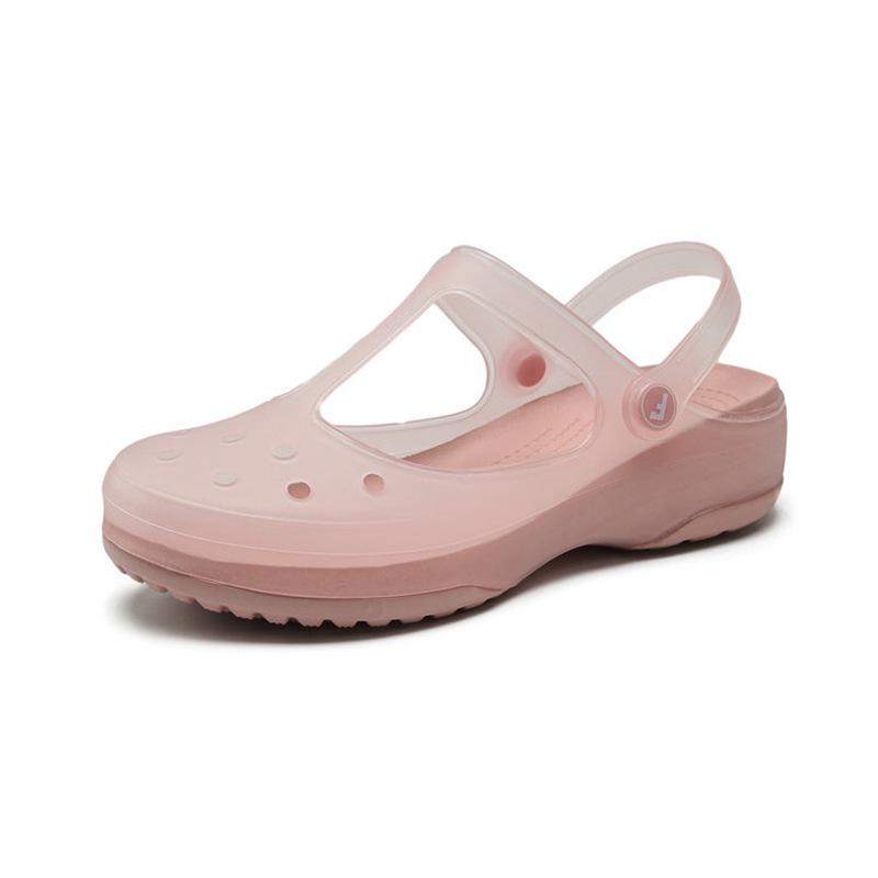 2025 Summer Women's Mary Jane Jelly Sandals: Soft Sole, Non-Slip, Perfect for Beach or Garden