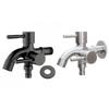 Multifunctional Washing Machine Faucet 1 Inlet 2 Outlets Double Water Faucet Bidet Faucet Bathroom Sink Fitting