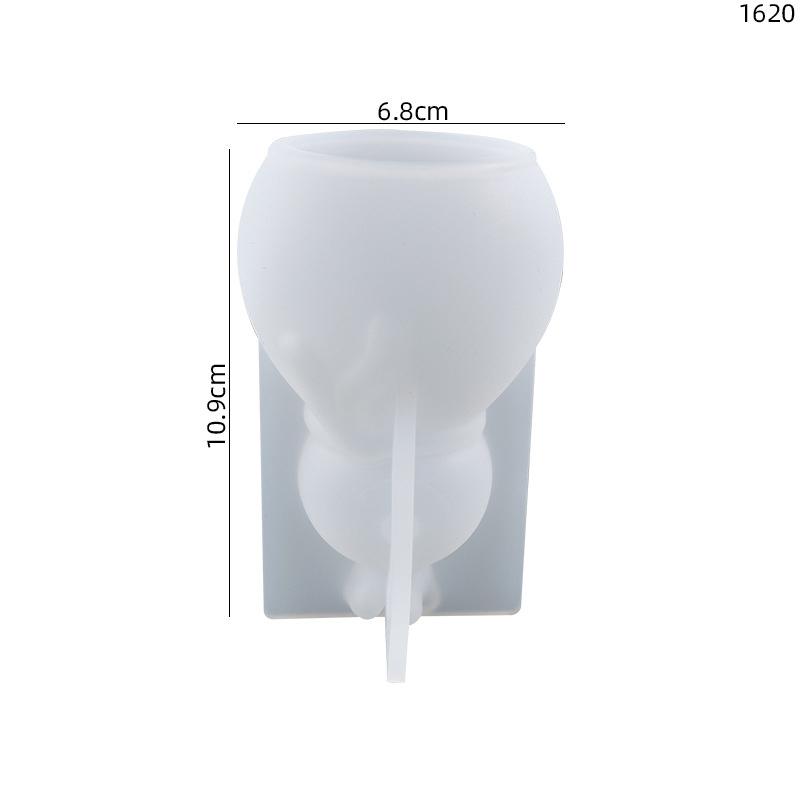 

Свеча в виде снеговика Санта Клауса, эпоксидная силиконовая форма, сделай сам, ароматерапевтическая свеча, рождественские украшения, рукоделие, форма для мыла, подарок на руку