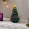 DYS 3D Printed Christmas Tree Fidget Toy, Lightweight Mini Desktop Ornament, Decompression Hand Toy for Anxiety Relief And Relaxation Gift