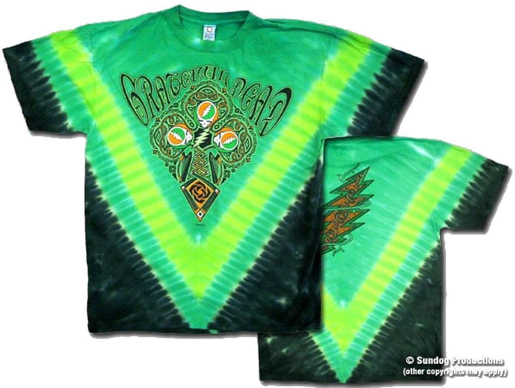 Grateful Dead Celtic Cross Double Sided T-Shirt
