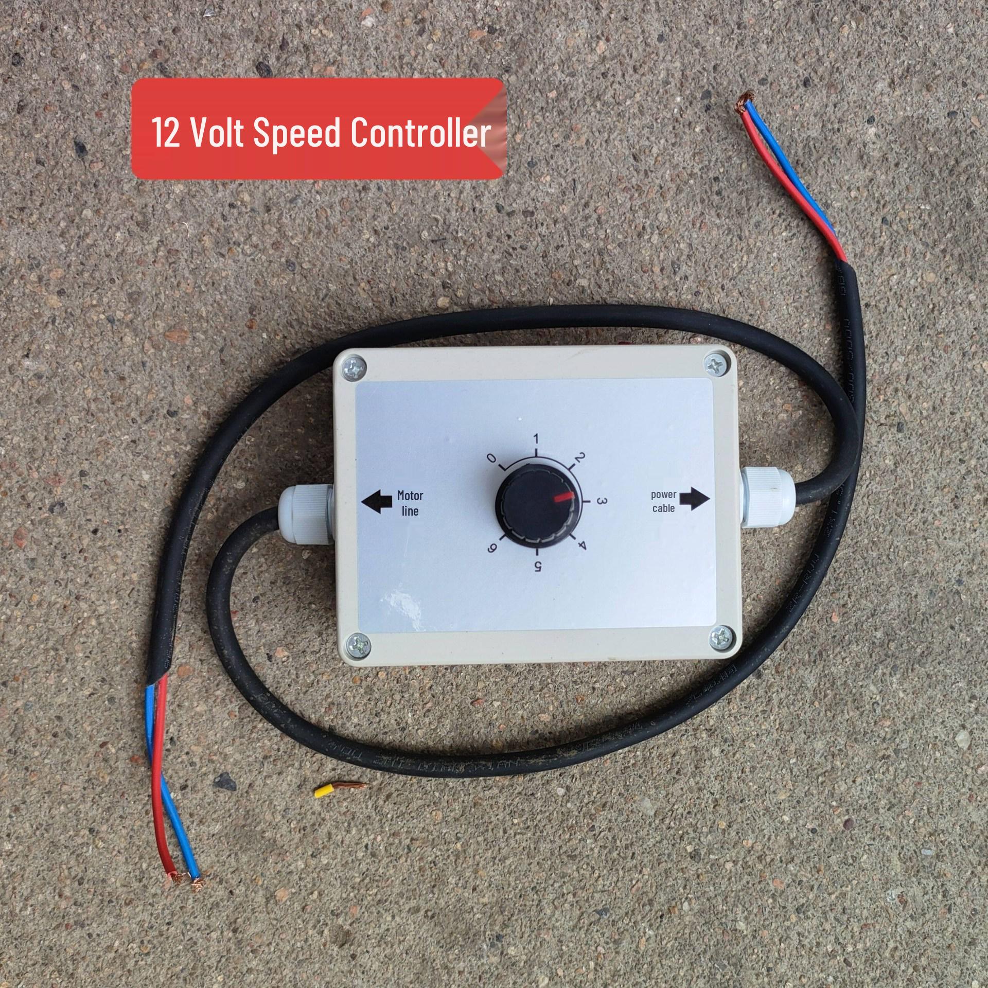 12V to 72V Five-Cylinder Diaphragm Pump Motor Speed Controller with Adjustment Switch