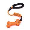 Pet Rope Toy in Orange for Interactive Pull Play and Daily Activity for
