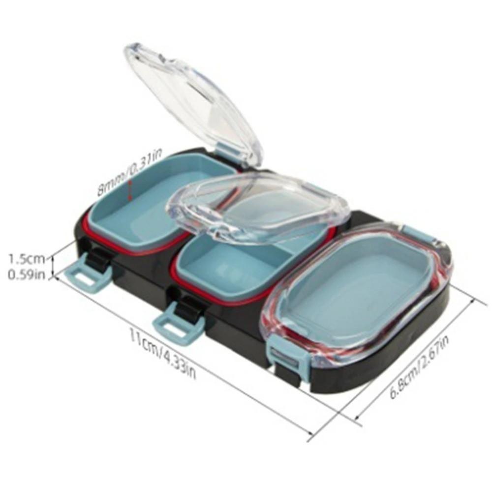 Magnetic Bait Storage Box Easy To Carry Fishing Gear Organizer Gear Fishing Hooks Box Fishing