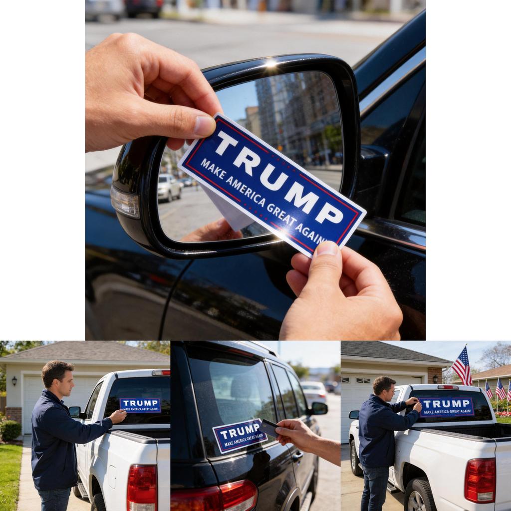 Trump Make America Great Again Vinyl Autoaufkleber Packung für LKWs und Fahrzeuge