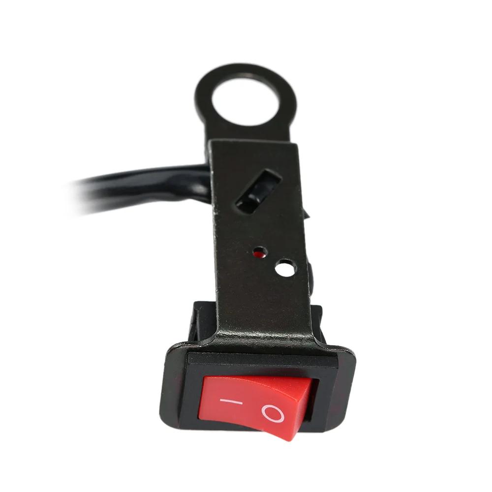 Universal Motorcycle Switch Electric Bike on/Off Power Control ATV Motorcycle Handlebar Switch Button Light DIY Switch Bracket