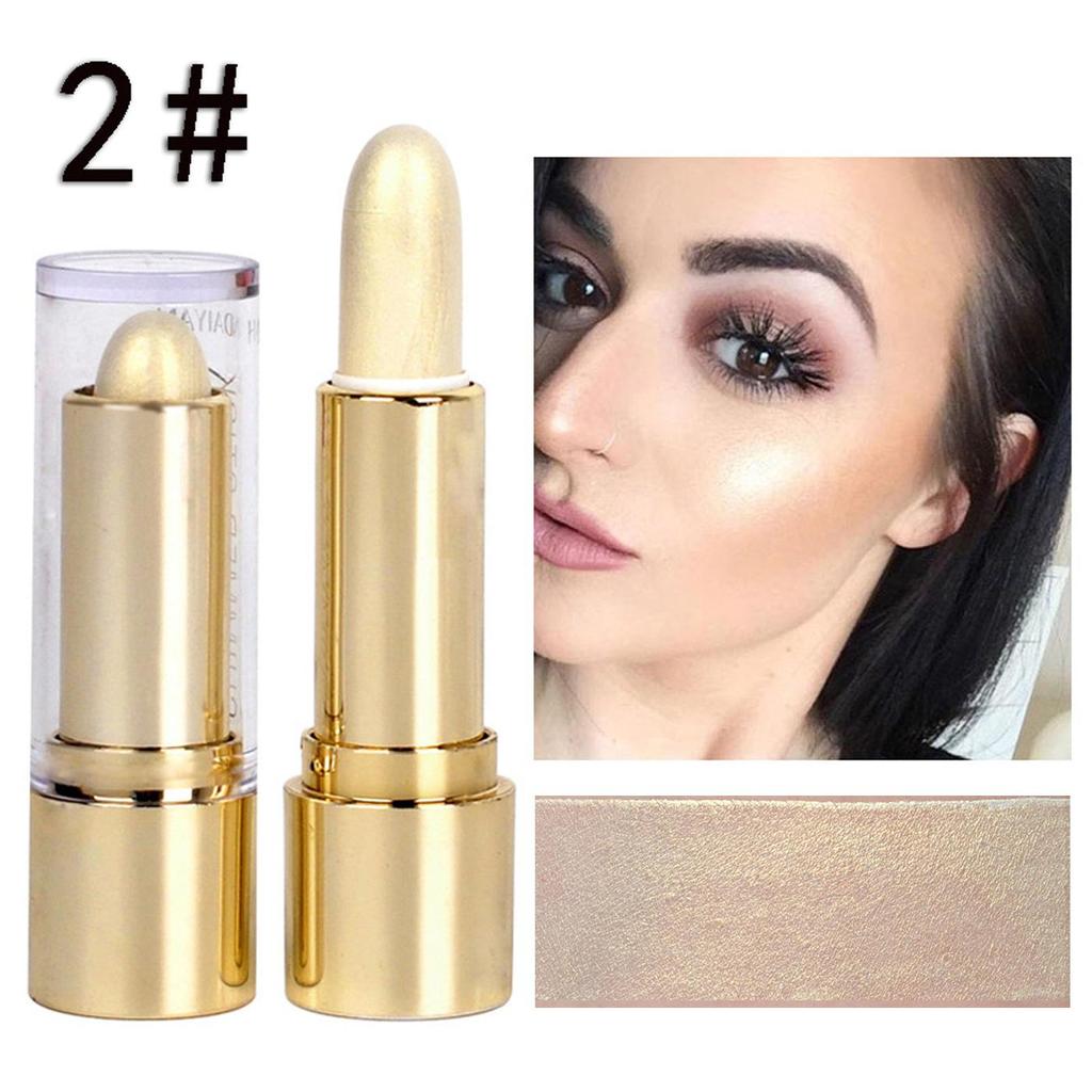 HANDAIYAN Rozjaśnianie twarzy Kosmetyczny kontur twarzy Bronzer Shimmer Highlighter Stick Concealer Cream Narzędzie do makijażu