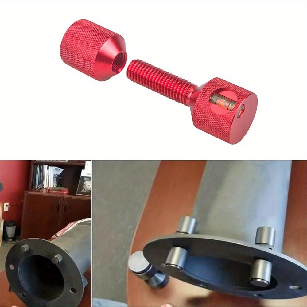 Aluminiowe kołki dwuotworowe z kołnierzem 1-1/8 cala 1-1/8” Dwootworowe kołki wyrównujące z libellą