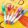 Cute Candy Color Novelty Ballpoint Pen with LED Lights School Studenr Writing Supplies