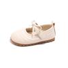 Girls' Leather Shoes 2025 Spring and Autumn New Children's Shoes Little Girl Princess Shoes Soft-soled Doudou Shoes Baby Single Shoes Trend