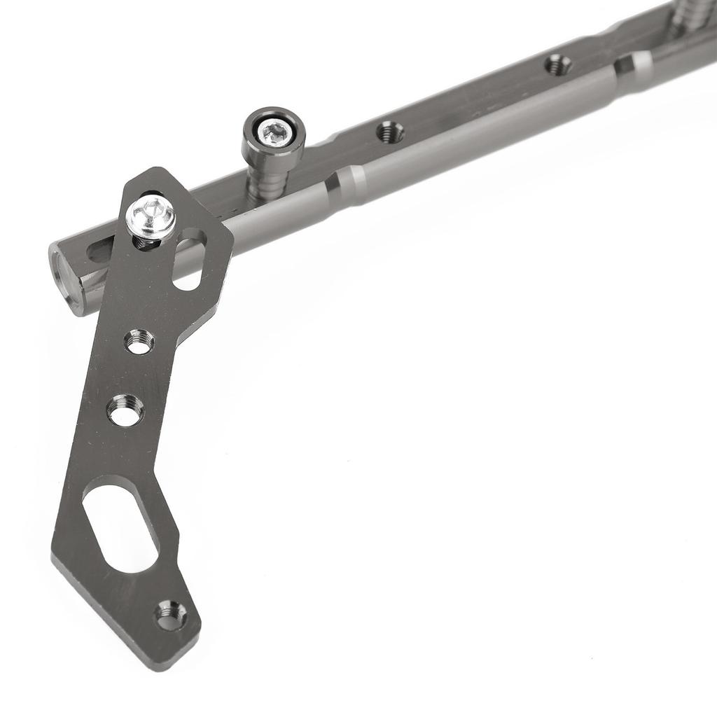 Cross Bar Adjustable Handlebar Balance Lever Universal Silver For Motorcycle