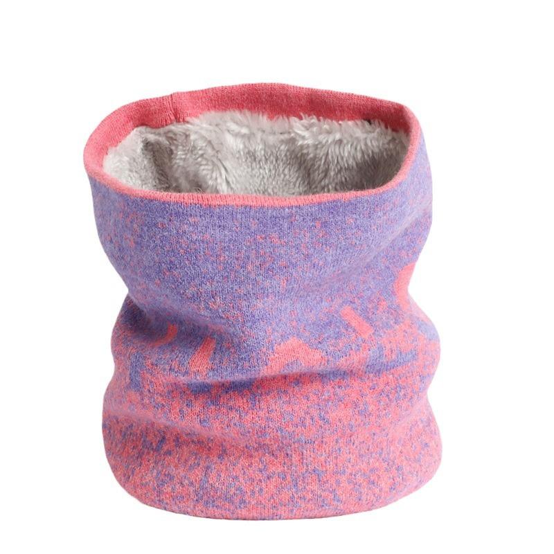 

Осенне-зимний новый градиентный вязаный шарф, универсальный мужской и женский чехол, защитный чехол для головы и шеи, утолщенный теплый ветрозащитный шарф для шеи One Size