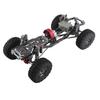RC Car Chassis Kit, RC Car Frame Set with CNC Aluminum Alloy Winch Mount Carbon Frame for 31300CMm Wheelbase