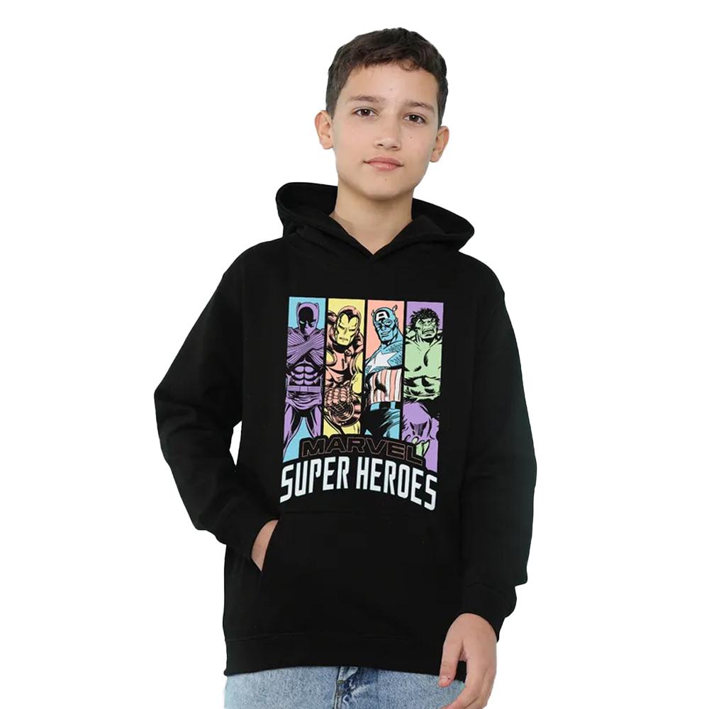 Marvel Childrens/Kids Super Heroes Classic Pull Over Hoodie