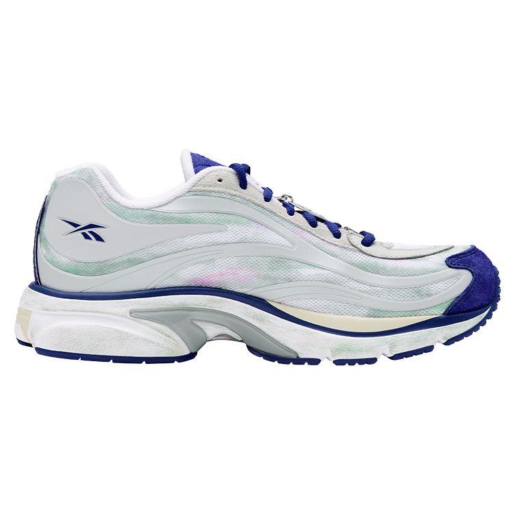 Reebok Rbk Premier Pump Paris Trainer Durable Breathable Low Top Running Shoes Unisex Sneaker White Blue 100210110