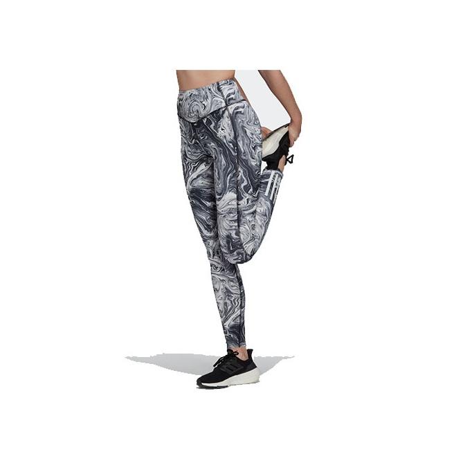 

Adidas Marble Pattern Sports Fitness Leggings Women Leggings HT3476 M
