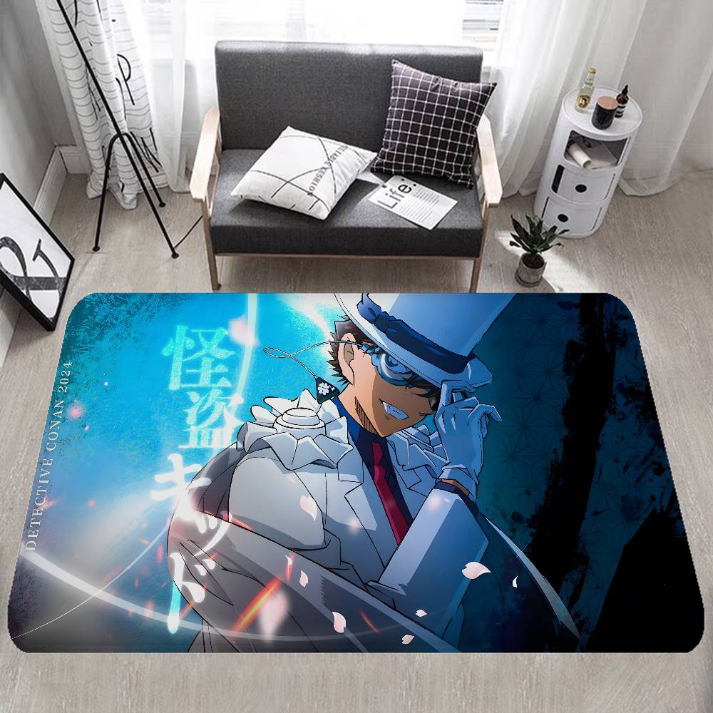 Mystery Detective C-Conan Room Mats Washable Non-Slip Living Room Sofa Chairs Area Mat Kitchen Alfombra