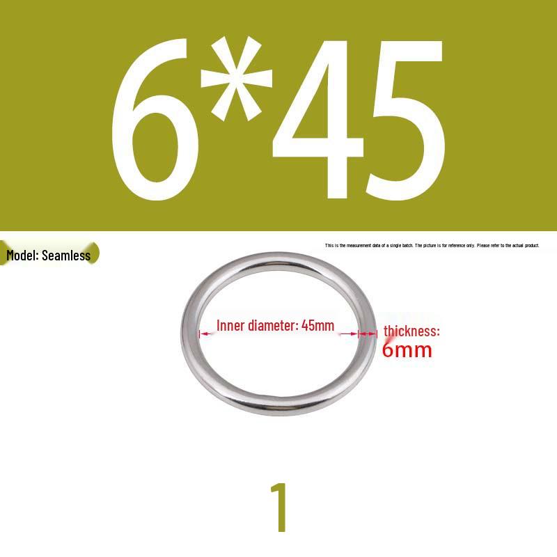 304 Stainless Steel Seamless O-Ring for Lifting and Hammock Yoga Connection