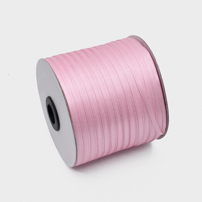 0.3cm Encrypted Polyester Satin Ribbon for Clothing and DIY Accessories