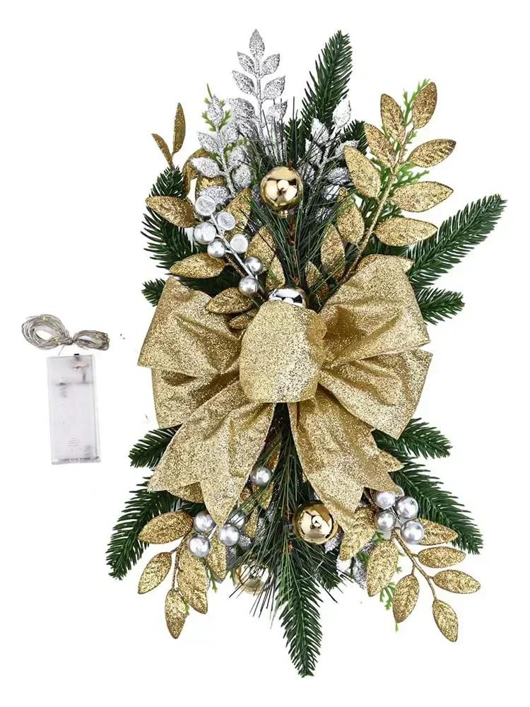 For Stairs For Windows Holiday Decor Indoor Outdoor Decoration Christmas Celebration Gold Red Green Sturdy Construction