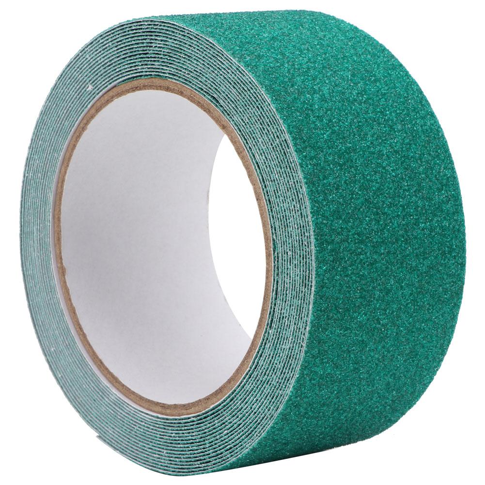 Quartz Sand Non Slip Tape Floor Stair Step Anti Slip Safety PVC Tape Adhesive 5m (Green)