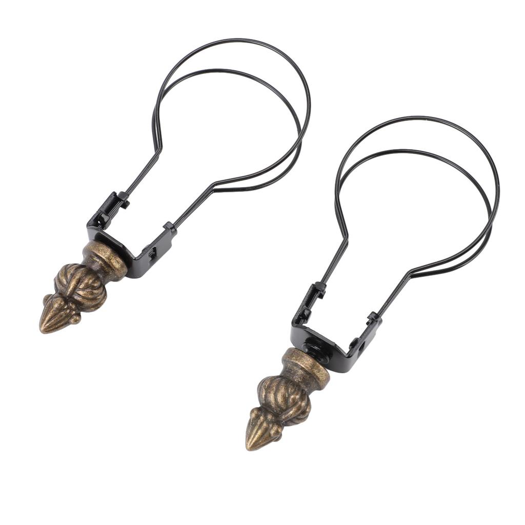 2pcs Lamp Bulb Clip Adapter Modern Stylish Metal Lampshade Holder Adapter Clip On Lampshade Adapter for Living Room Bedroom