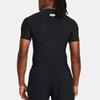 Under Armour HeatGear® OG Logo Print Crew Neck Slim Fit Short Sleeve T-Shirt Men T-Shirts Black 1387560-001