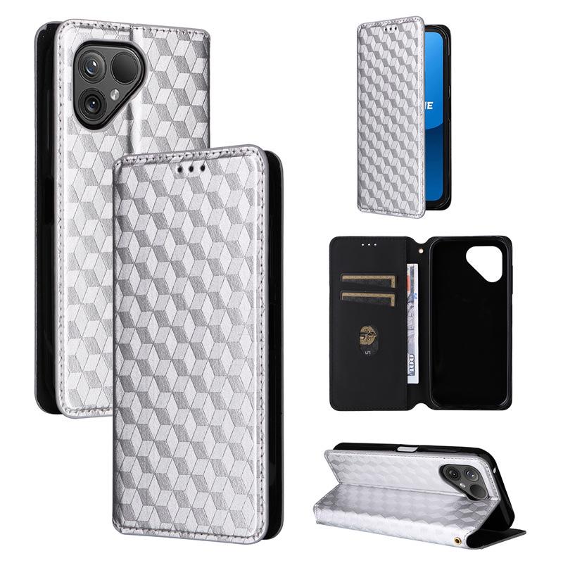 Fairphone 6/5 Leder Magnetisches Flipcase mit Kartenfach und 3D-Textur