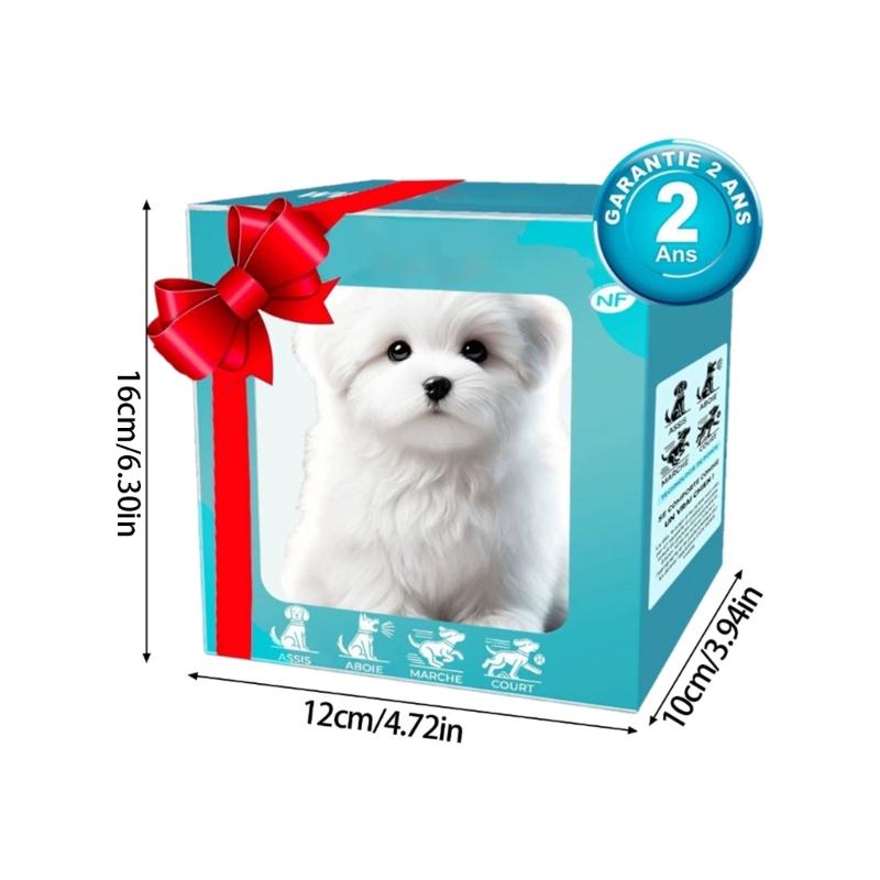 Robot Dog My Realistic Robot Puppies That Act Like A Real Dogs Walking,Barking,Tail Wagging Interactive Plush Dog