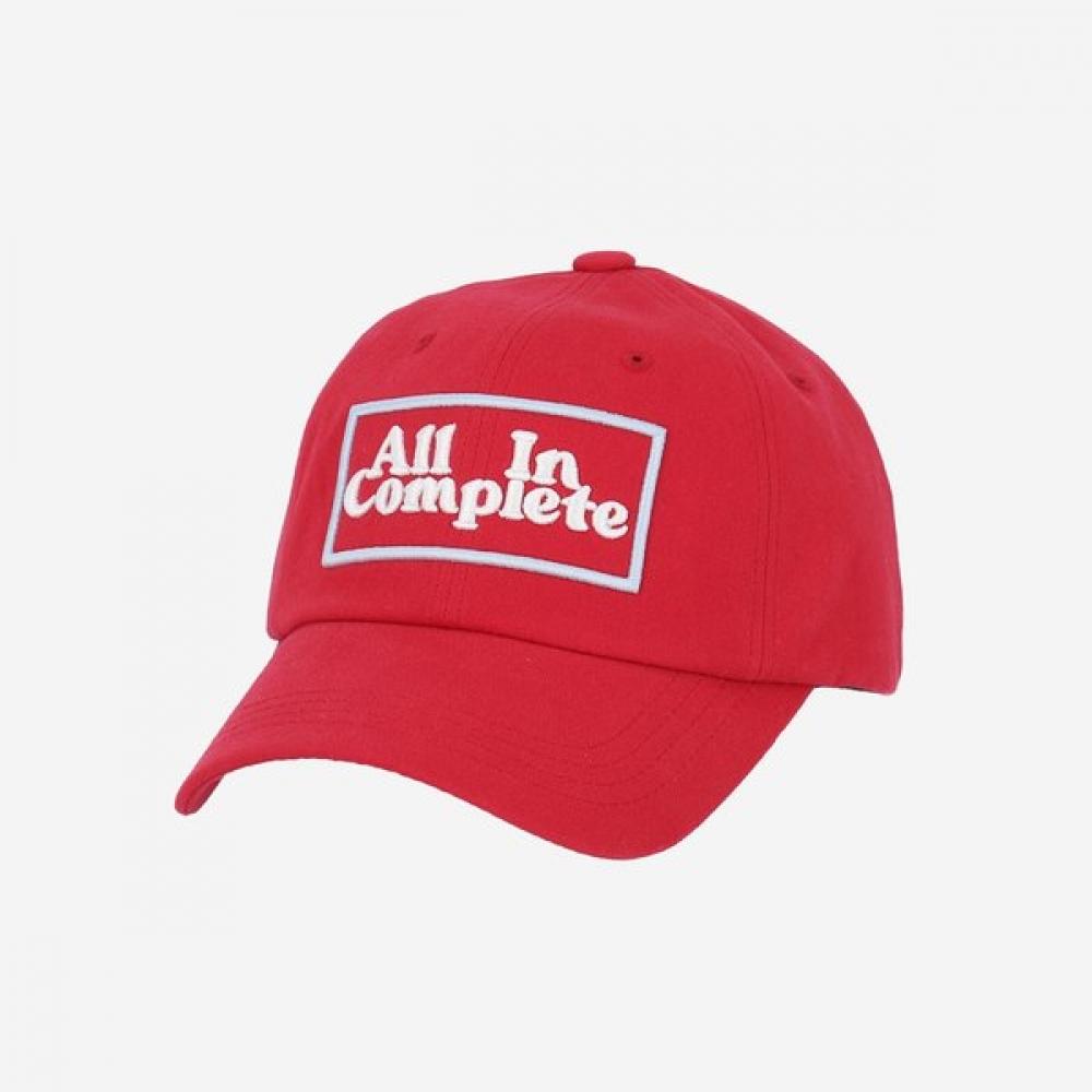 

Allincomplete Cap Red Logo Model Single option