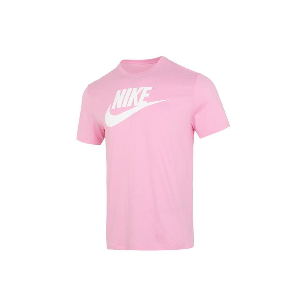 Nike Letter Comfortable Breathable Casual Round Neck Short Sleeve Printed T-Shirt Men T-Shirts Pink AR5005-624