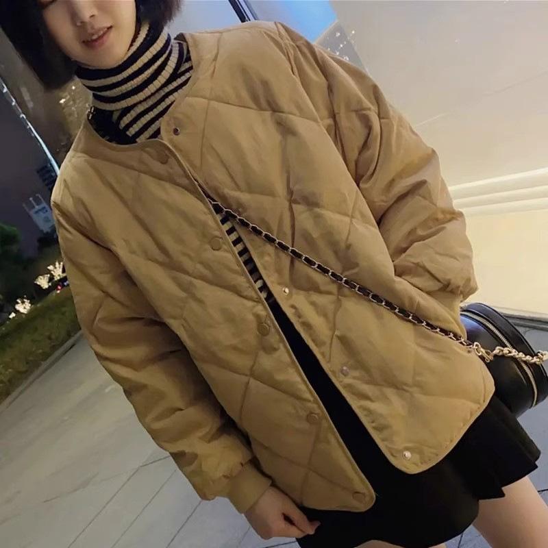 Large Size Good Fabric Autumn Winter Cotton Jacket for Women Short Style High-end Thickened Cotton Coat for Women