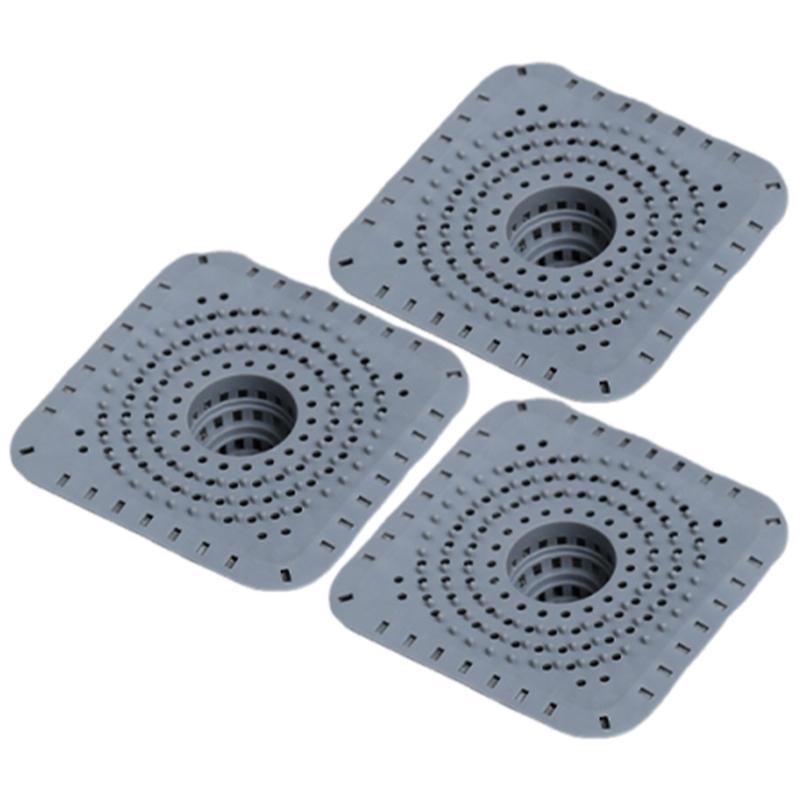 Silicone Sink Strainer Hair Catcher Clog Without Design Flexible Drain Cover Easy To Clean Strong Guards For Shower Bathtubs