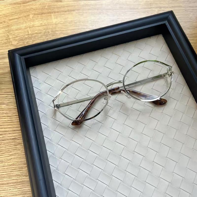 Fashion Style Frame For Women'S Glasses Oval Shape Blue Light Blocking Woman Eyeglasses Korean Style Decorative Glass