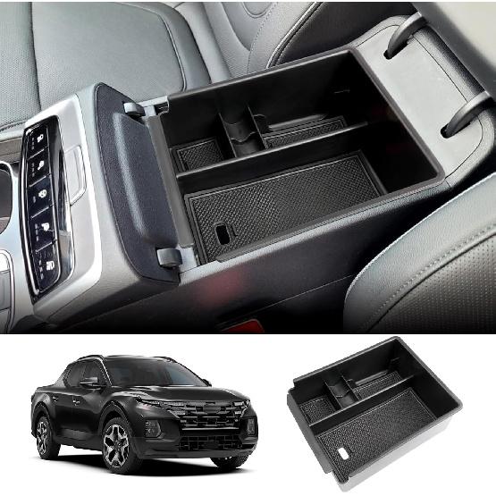 

ZCLINKO Center Console Organizer for 2022 2023 2024 2025 2026 Hyundai Santa Cruz Accessories Armrest Storage Box Tray Organizer Insert Tray 2025 2026 чёрный