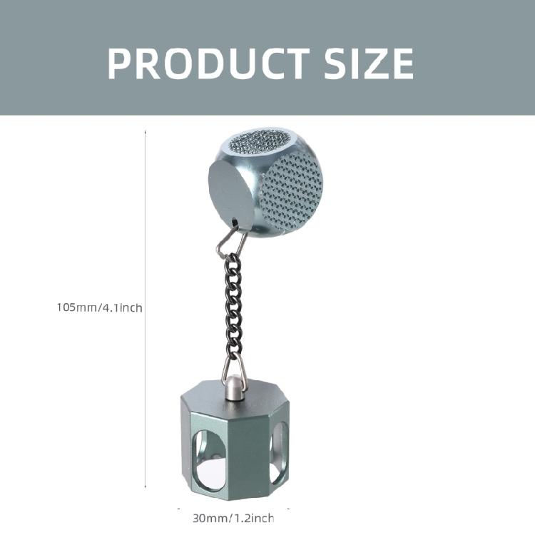 2 In 1 Portable Cue Chalk Holder Billiard Snooker Pool Cue Tip Pricker Tool Chalk Keeper Dices Shape Pool Cue Tip Pricker