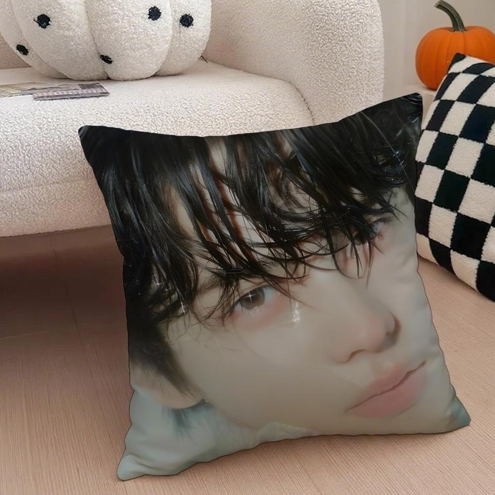 Fashion Kpop Idol Fans Gift of SSHINYUS Cushion Cover Linen Pillow Case Soft Breathable Protective Couch Room Decoration