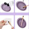 Silicone Makeup Brush Cleaning Bowl – Non-Scratching, Power-Free Washing Pad for Brushes, Durable & Odorless Beauty Tool, Easy To Clean