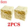 1-3Pcs Cheese Pinch Press Coconut Oil Handmade Sphere Plastic Non Recovery Pinch Pinchstress-Ease Squishy Party Gifts Souvenir