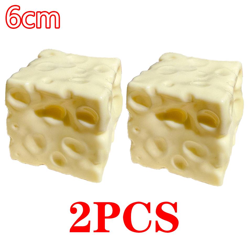 1-3Pcs Cheese Pinch Press Coconut Oil Handmade Sphere Plastic Non Recovery Pinch Pinchstress-Ease Squishy Party Gifts Souvenir