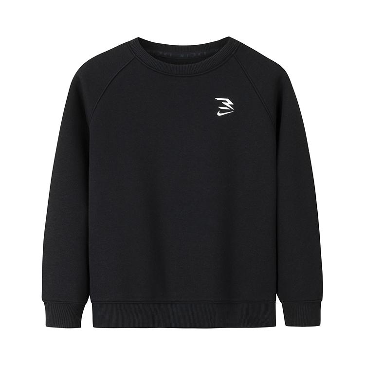 

Nike Sweatshirt Loose Solid Color Versatile Fashion Kids tops Black N32442151GS-002 M