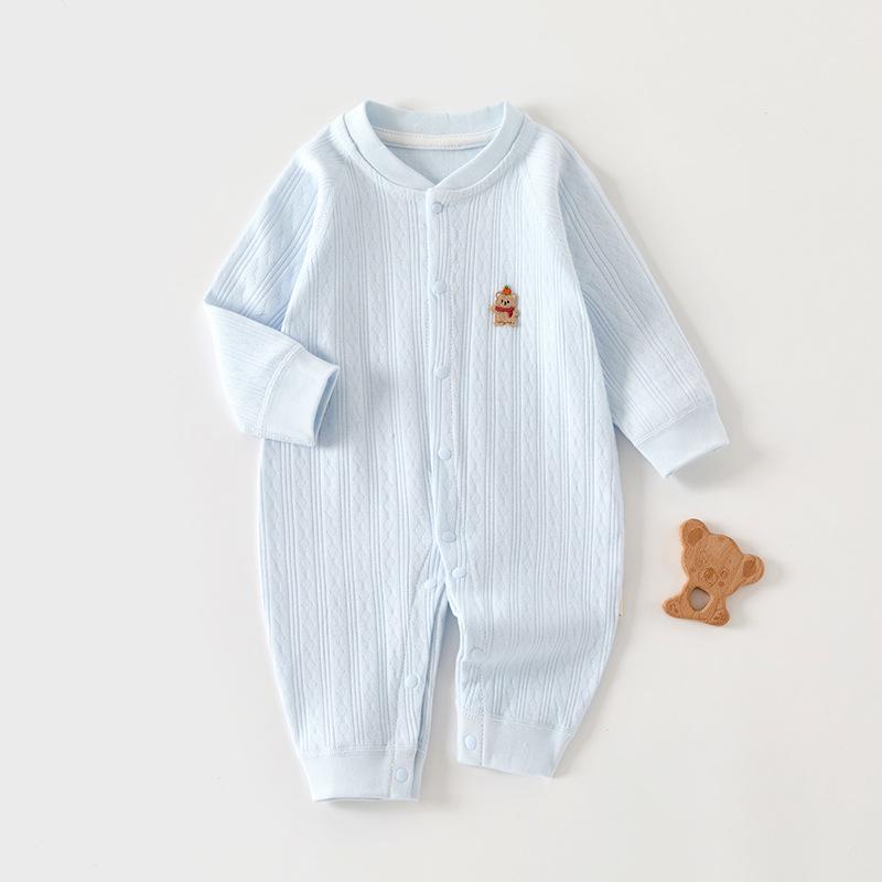 

Новый хлопковый детский комбинезон 2025 года для весны, осени и зимы - Новорожденный Малыш Нижнее белье 90