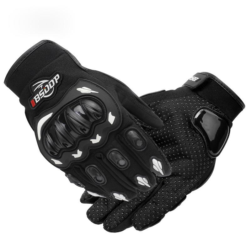 Men's Four-Season Motorcycle Riding Gloves – Anti-Fall, Cold-Proof, and Breathable for All Weather