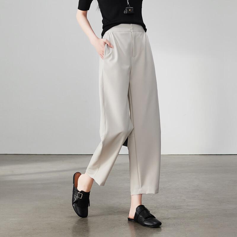 SOFSIL Women's High-Waist Casual Harem Pants