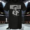 2026 Lato UFC Hasbulla Graficzny T-shirt do walki Damski Sportowy Bawełniany Krótki Rękaw Luźna Koszulka Rekreacyjna Fitness Unisex